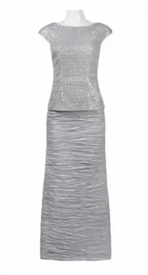 Alex Evenings - Women's Long Embroidered Wedding Dress