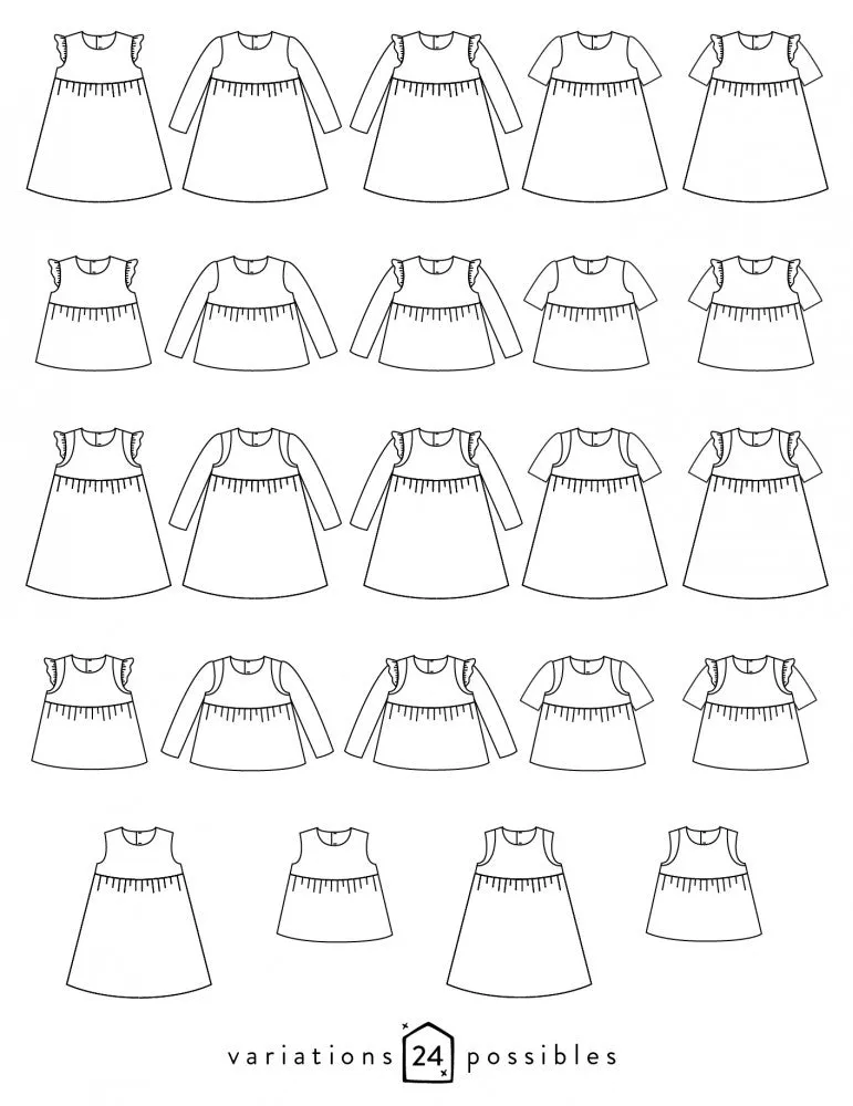 Atelier Scämmit Baby/Child Bouton d'Or Dress and Blouse