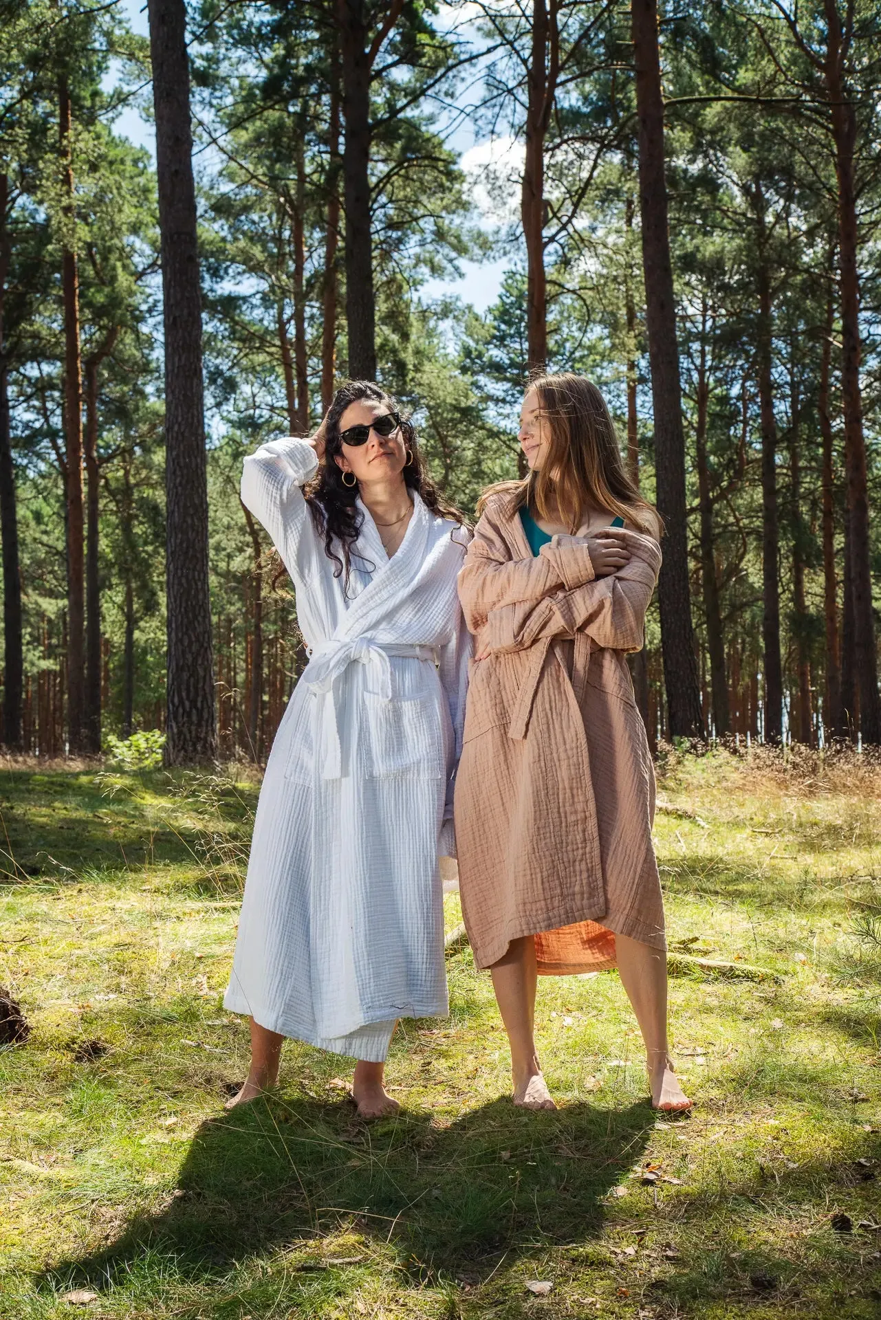 Bulut Gauze Bathrobe – Rose