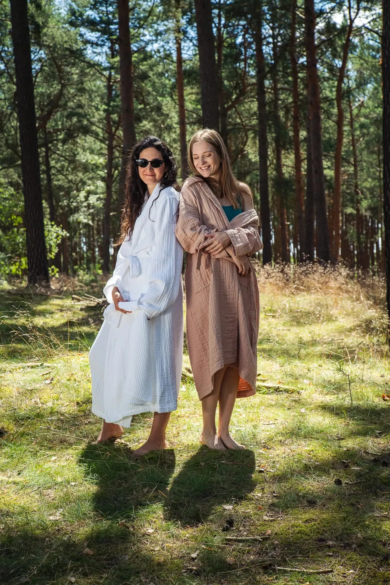 Bulut Gauze Bathrobe – White