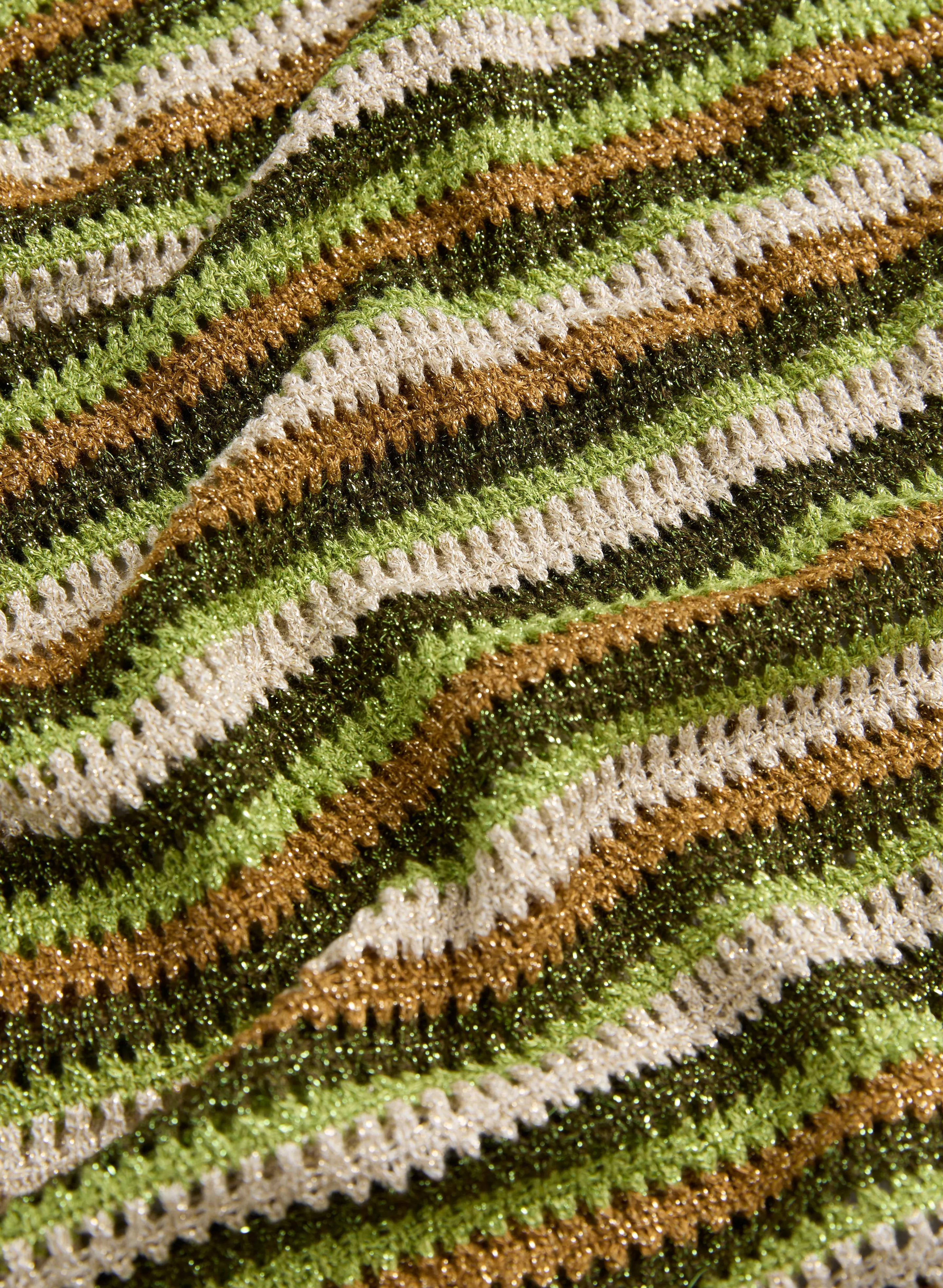 Crochet Striped Tank Top