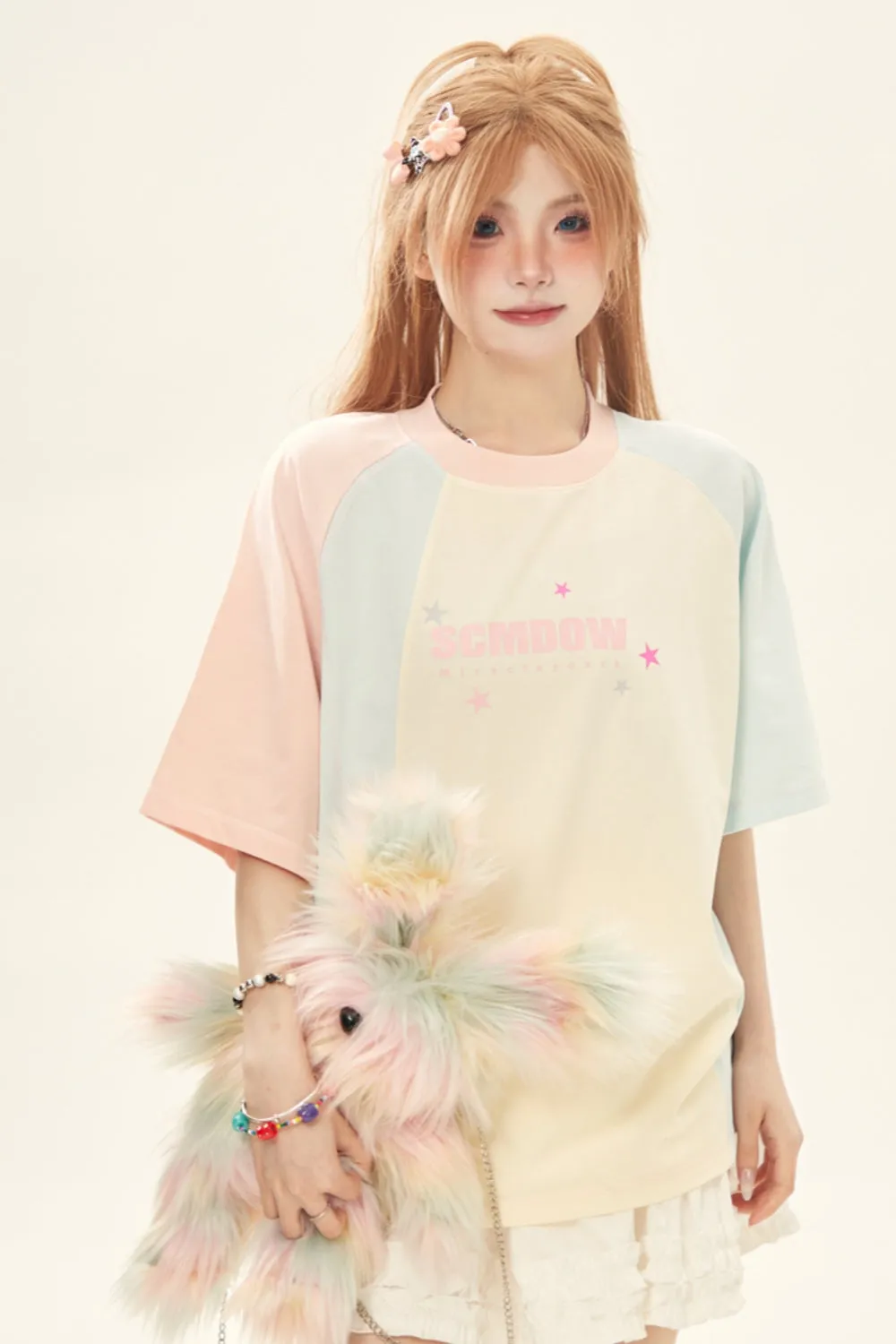 Dopamine Color-Block T-Shirt