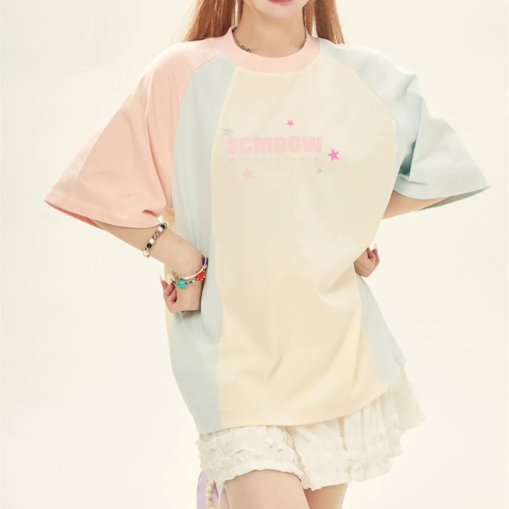 Dopamine Color-Block T-Shirt