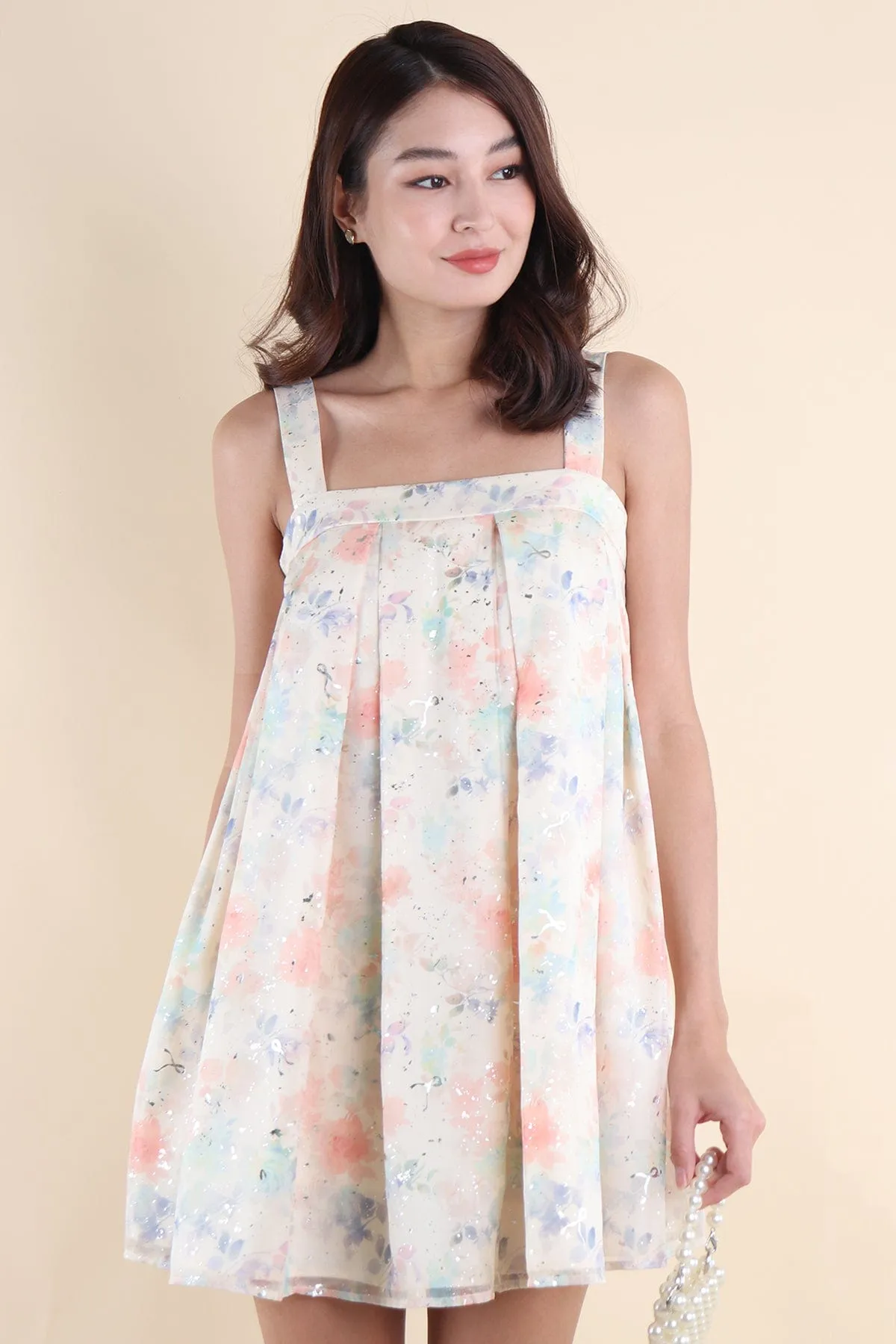 DREAMER TRAPEZE IN VIOLET PEACHES