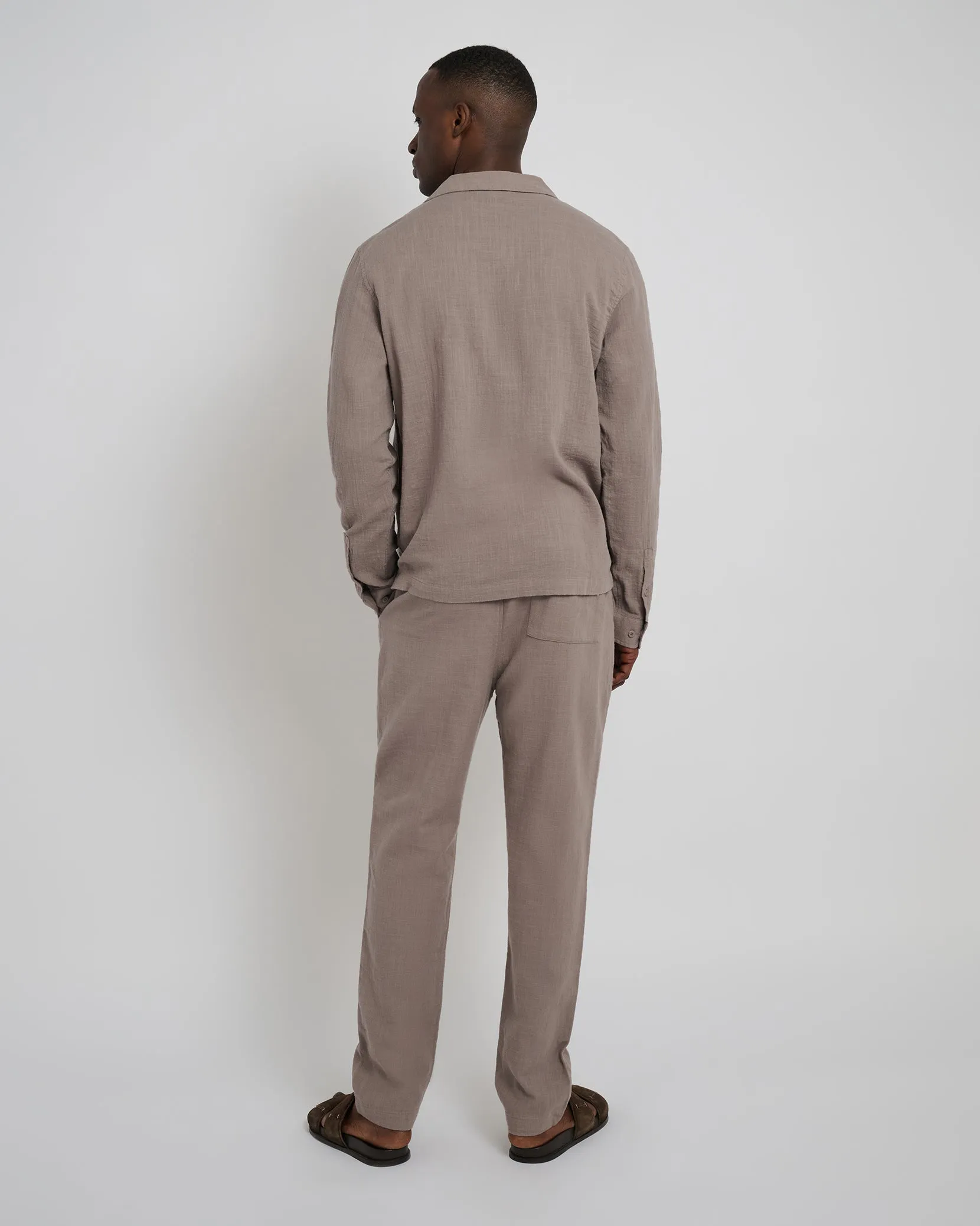 Gauze Popover Shirt