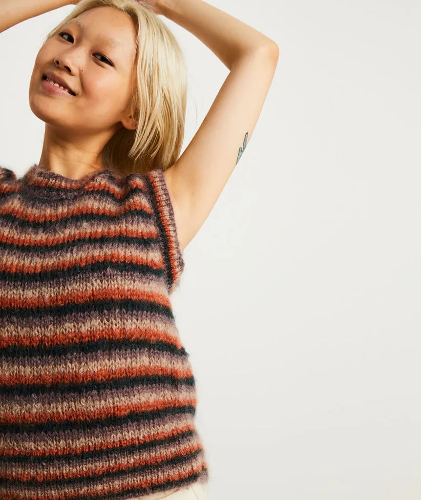 Gimme More Tank by Wool and the Gang Using Take Care Mohair