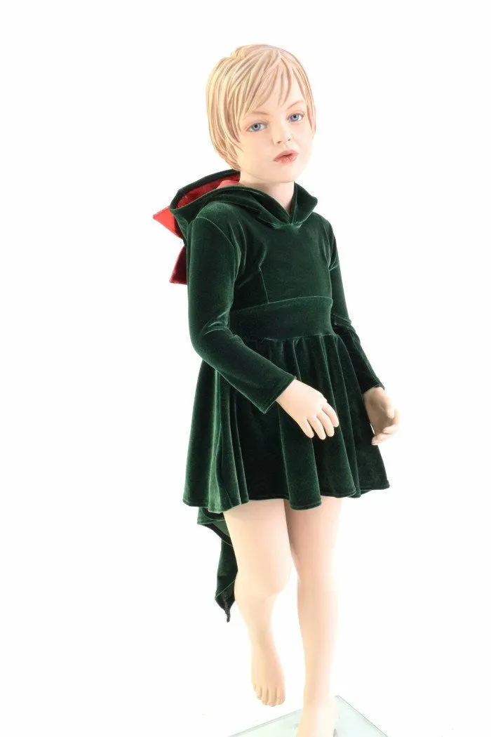 Girls Dragon Tail Skater Dress