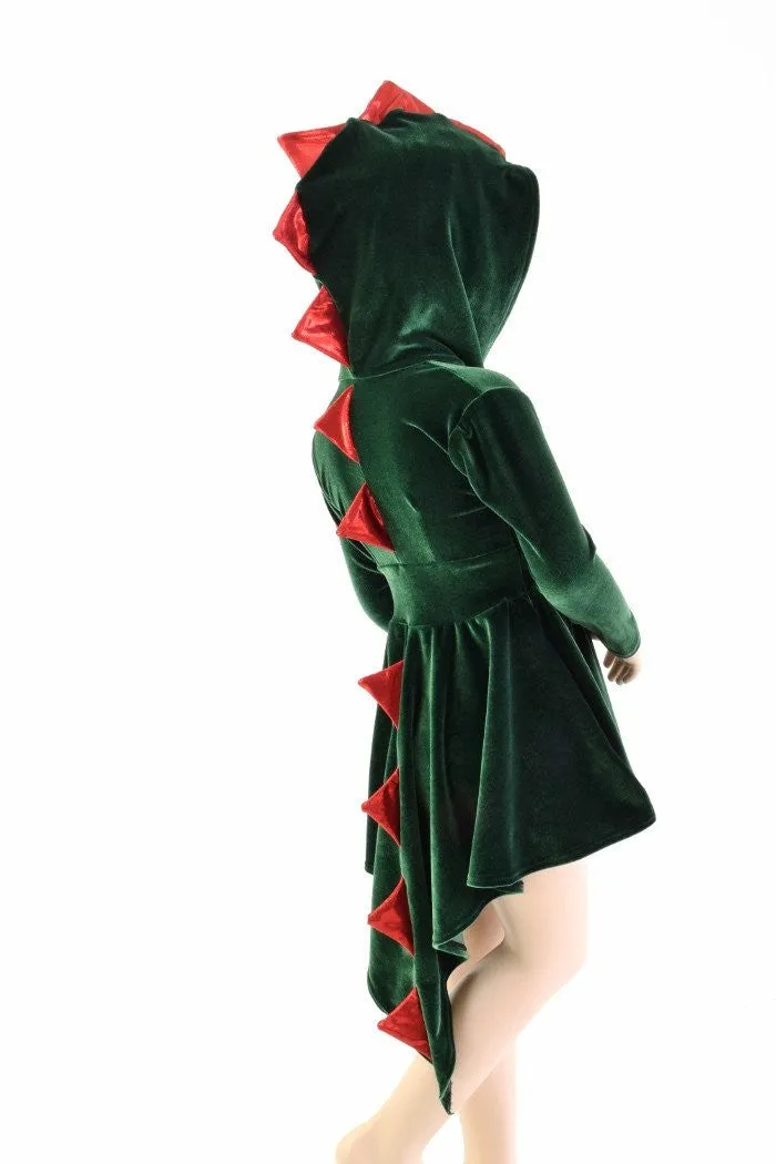 Girls Dragon Tail Skater Dress