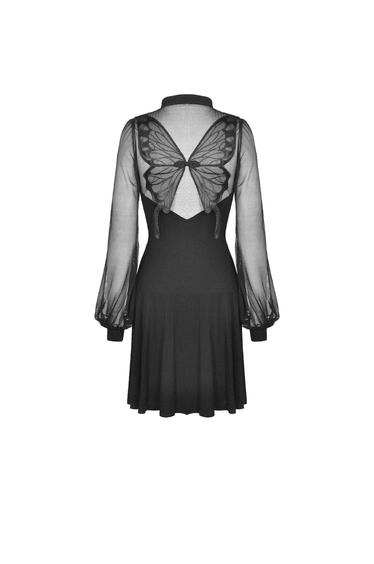 Gothic sexy butterfly mesh dress DW455