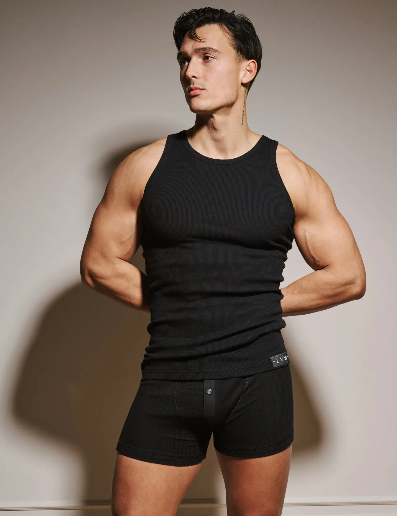 LVW ESSENTIAL TANKTOP - Black