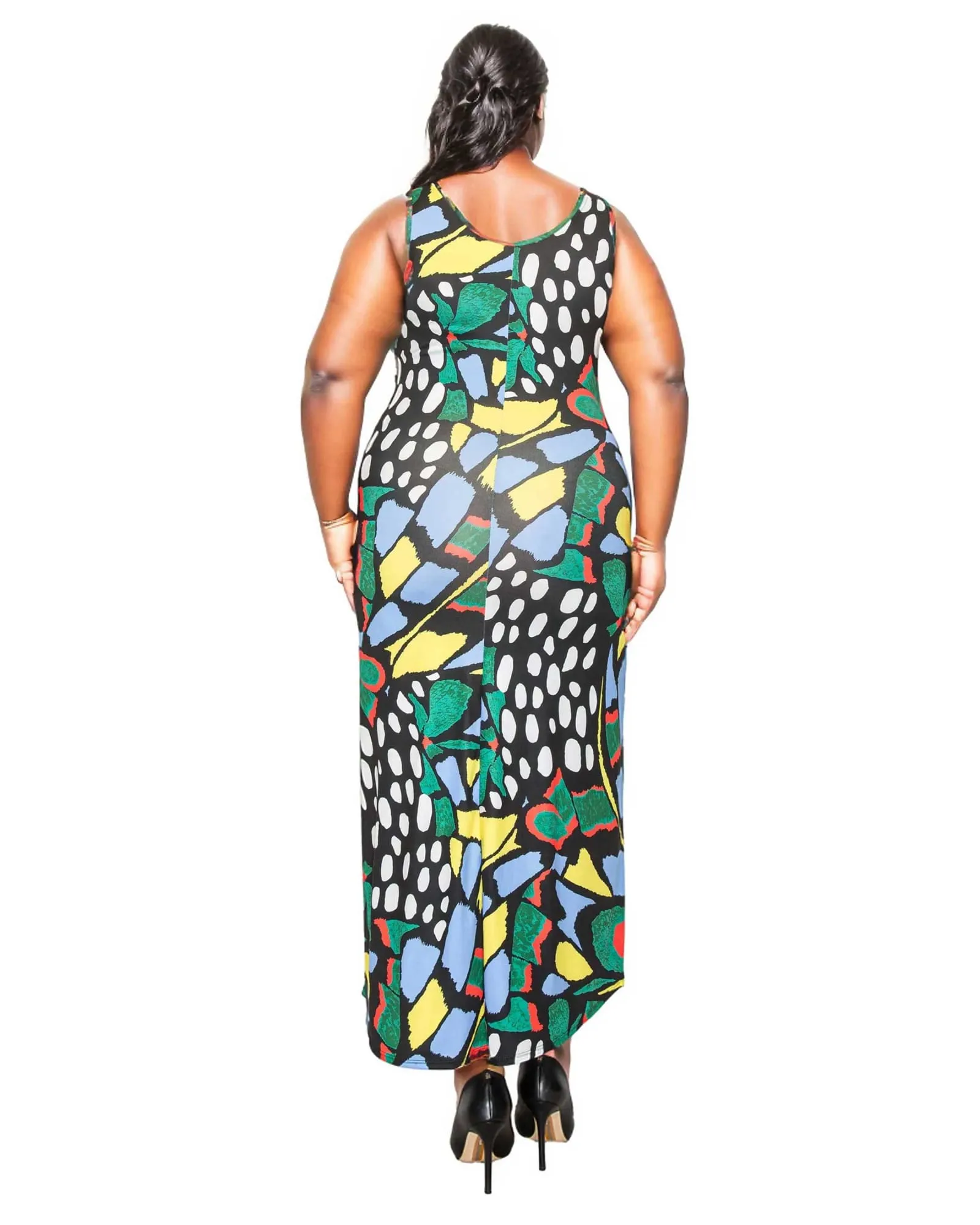 Misty Sleeveless Maxi Dress | Blue