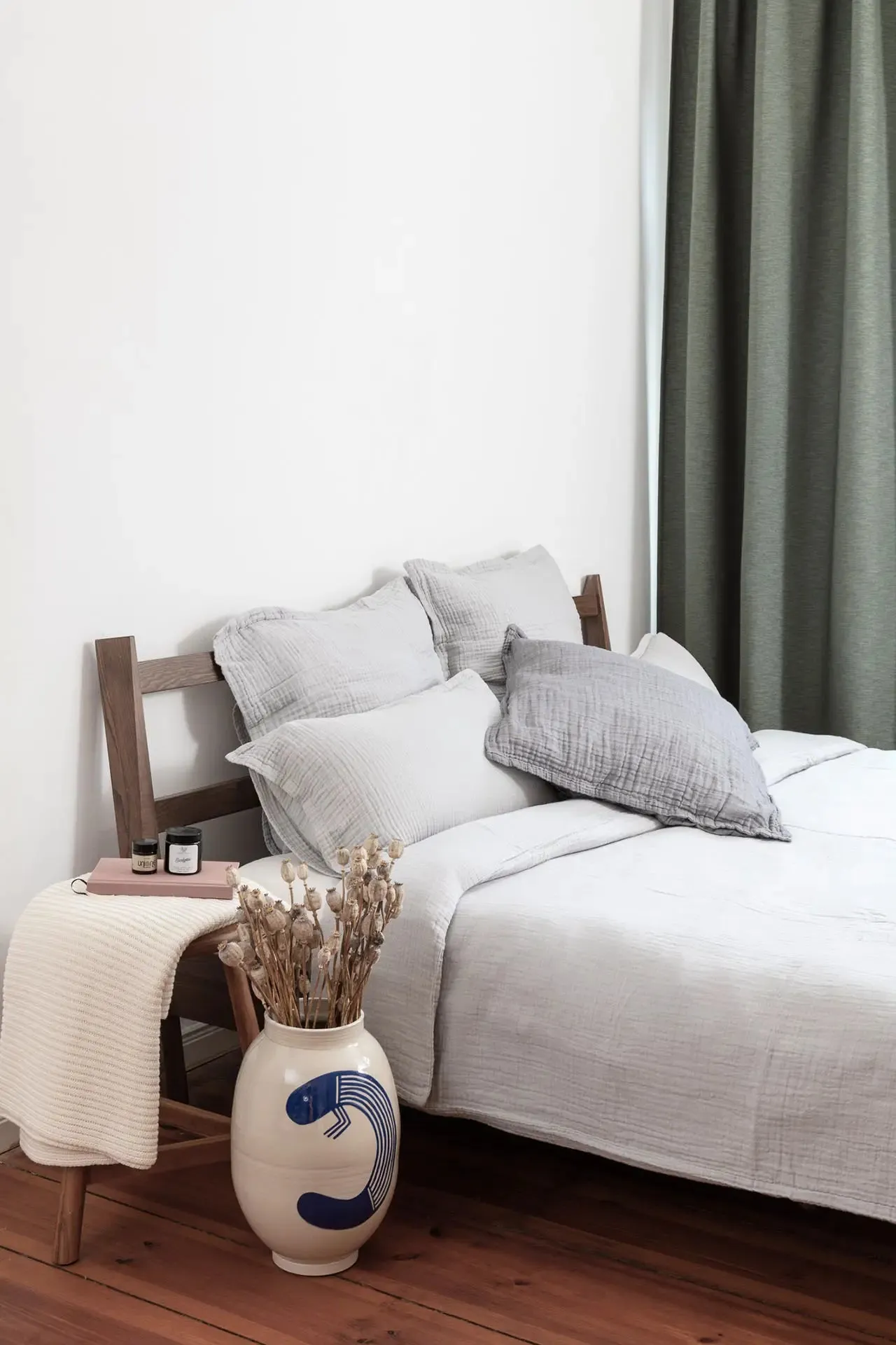 Neunest Gauze Bedding Set – White – 100% Cotton