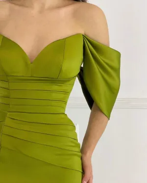 Pear Green Evening Dress