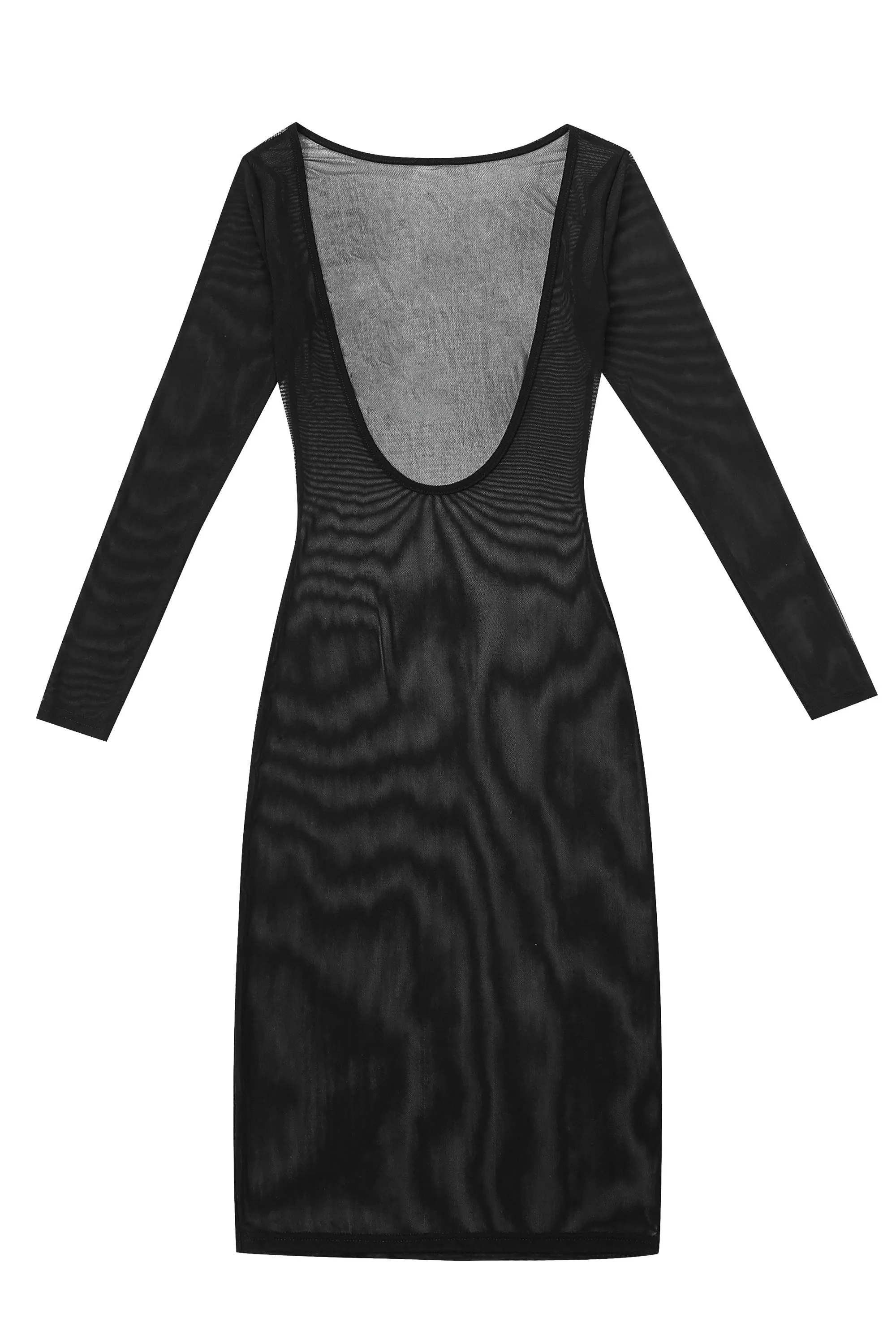 Reversible Black Mesh Sex Dress