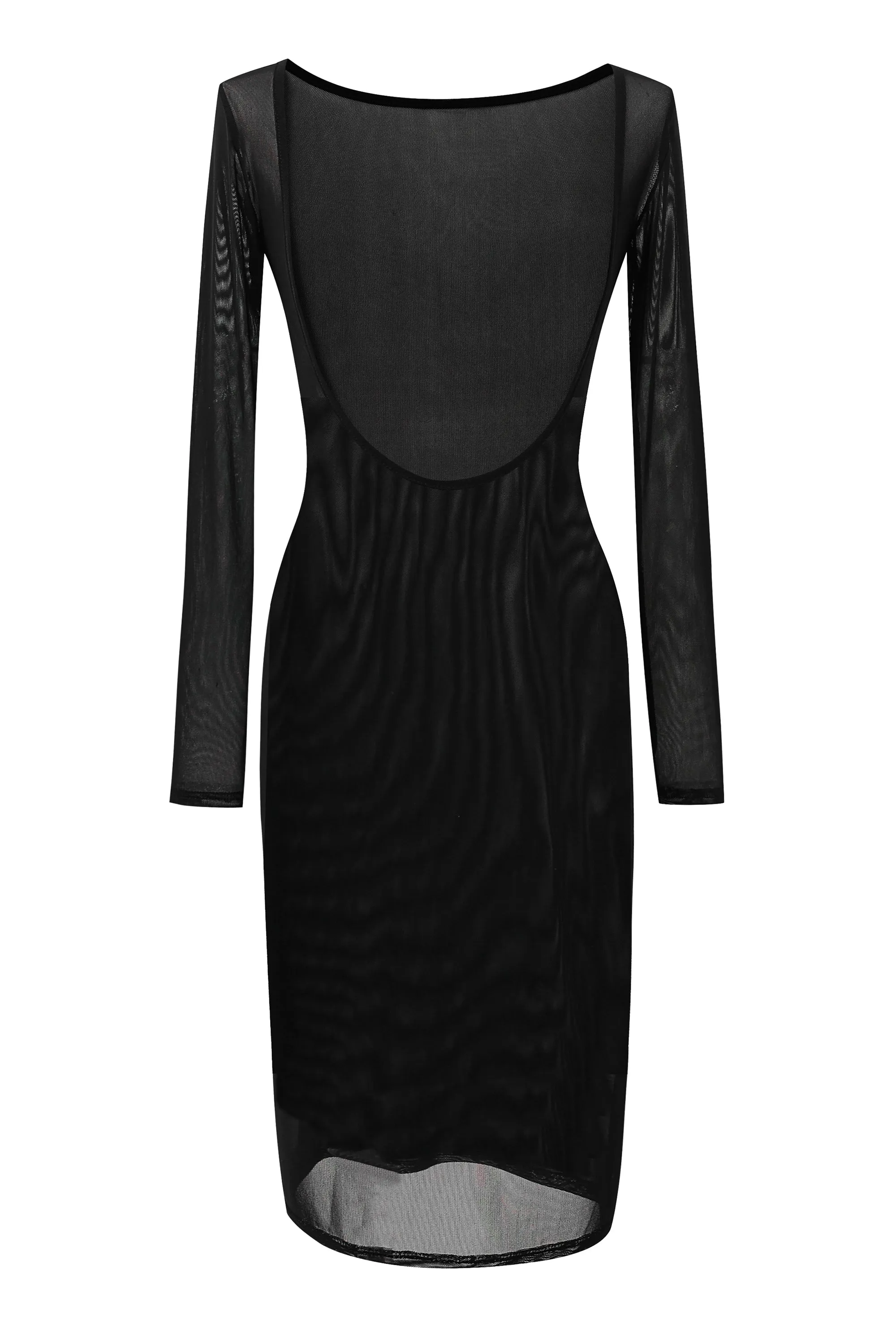 Reversible Black Mesh Sex Dress