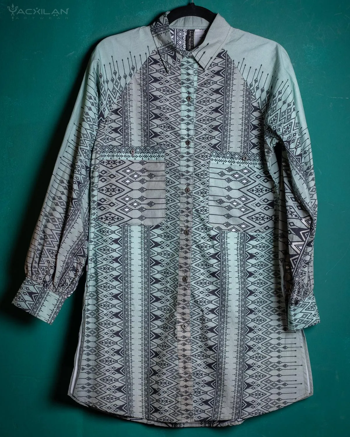 Shirt Woman Longsleeve Piratechic / Cotton Popeline - BOHONI