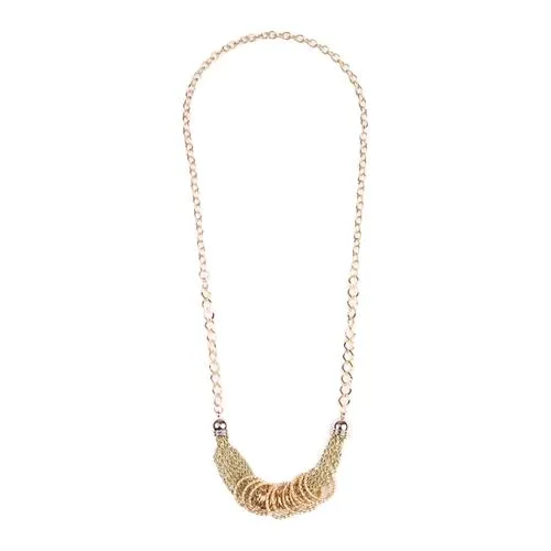 Simple Gold/Chain Mesh Necklace