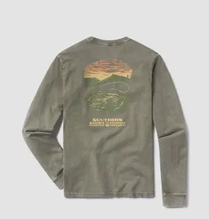 Southern Shirt - National Parks & Rec LS Tee - Dusty Olive