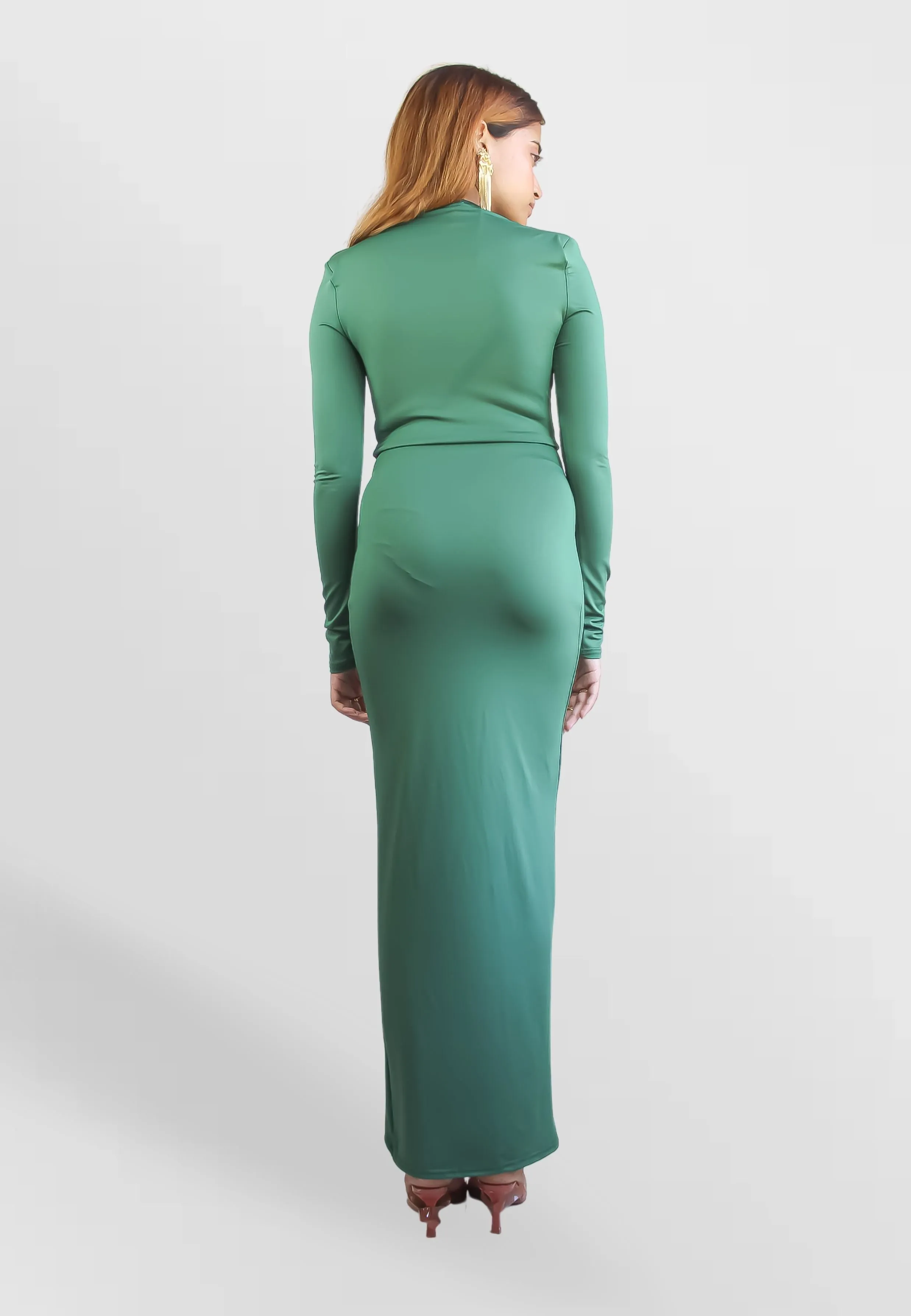 Temperance Dress Green