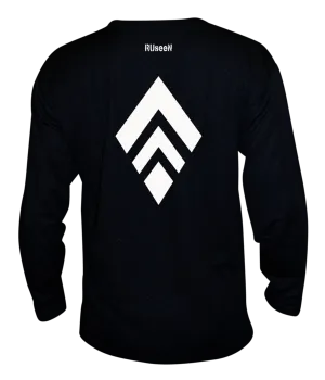Unisex Reflective Long Sleeve Shirt - Broken Diamond