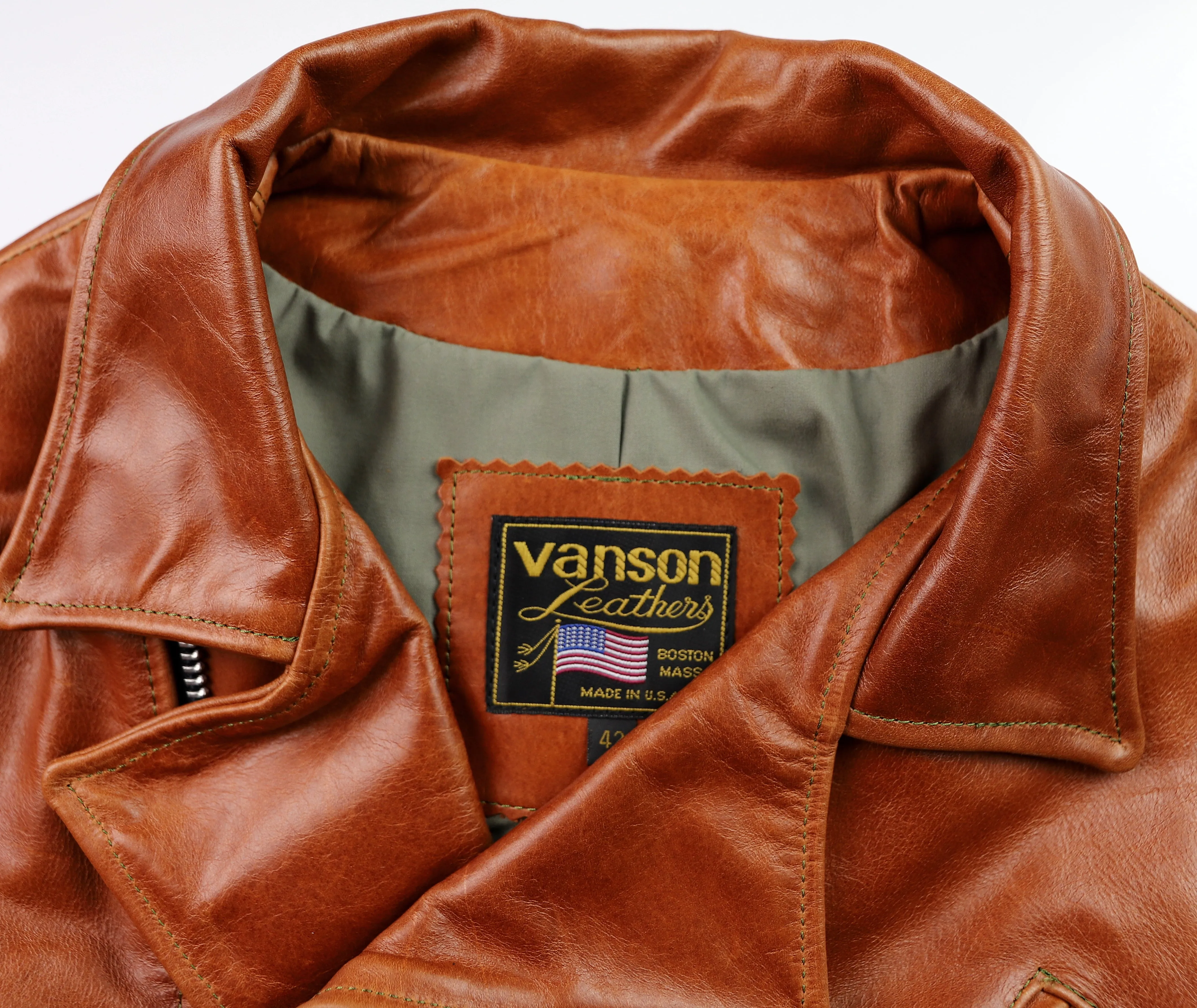 Vanson Gambler, size 42, Cedar Bainbridge
