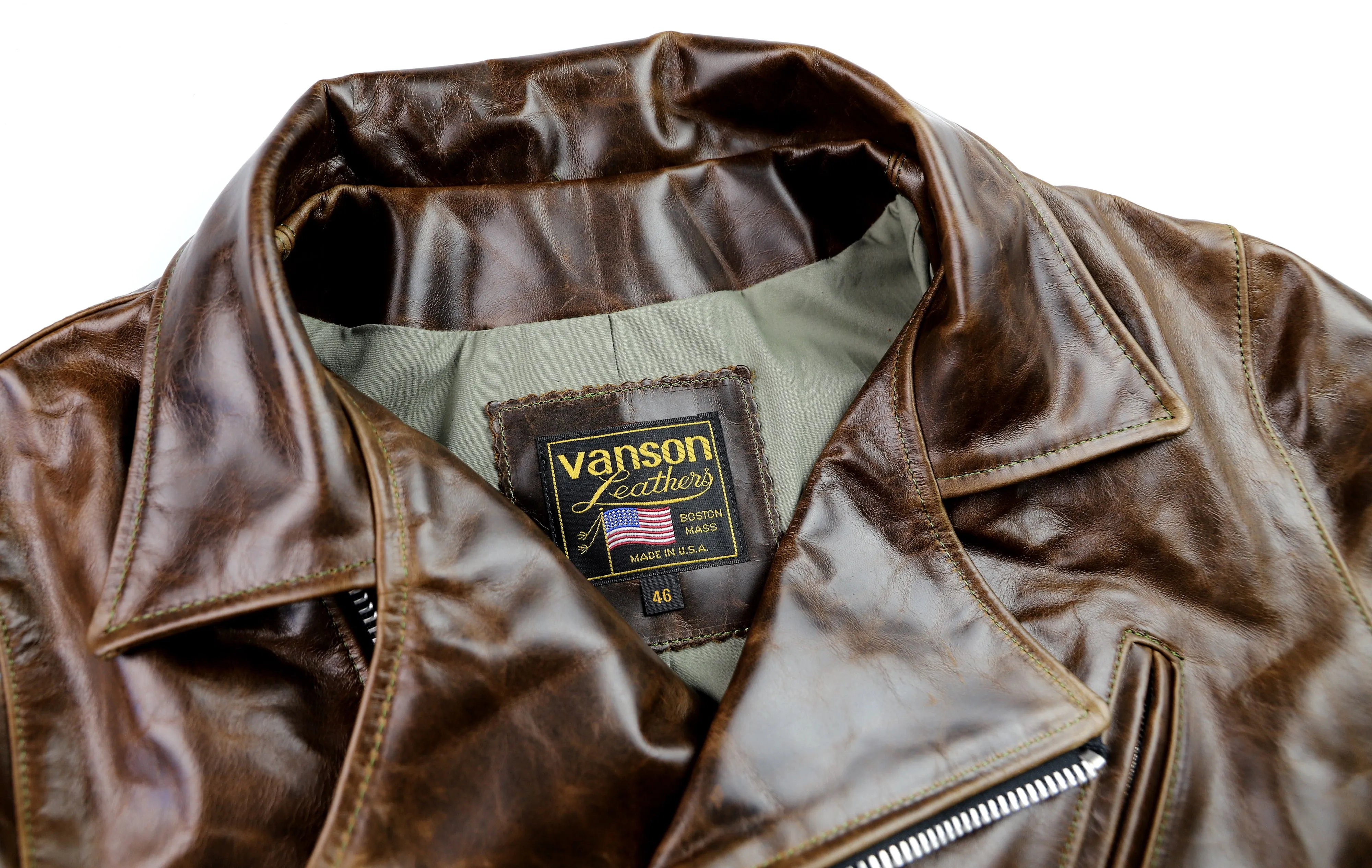 Vanson Gambler, size 46, Dark Maple Bainbridge