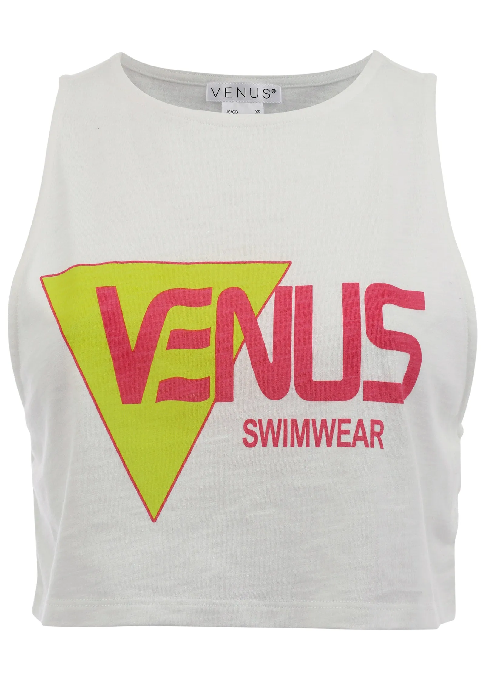 Venus Retro Logo Tank - Off White