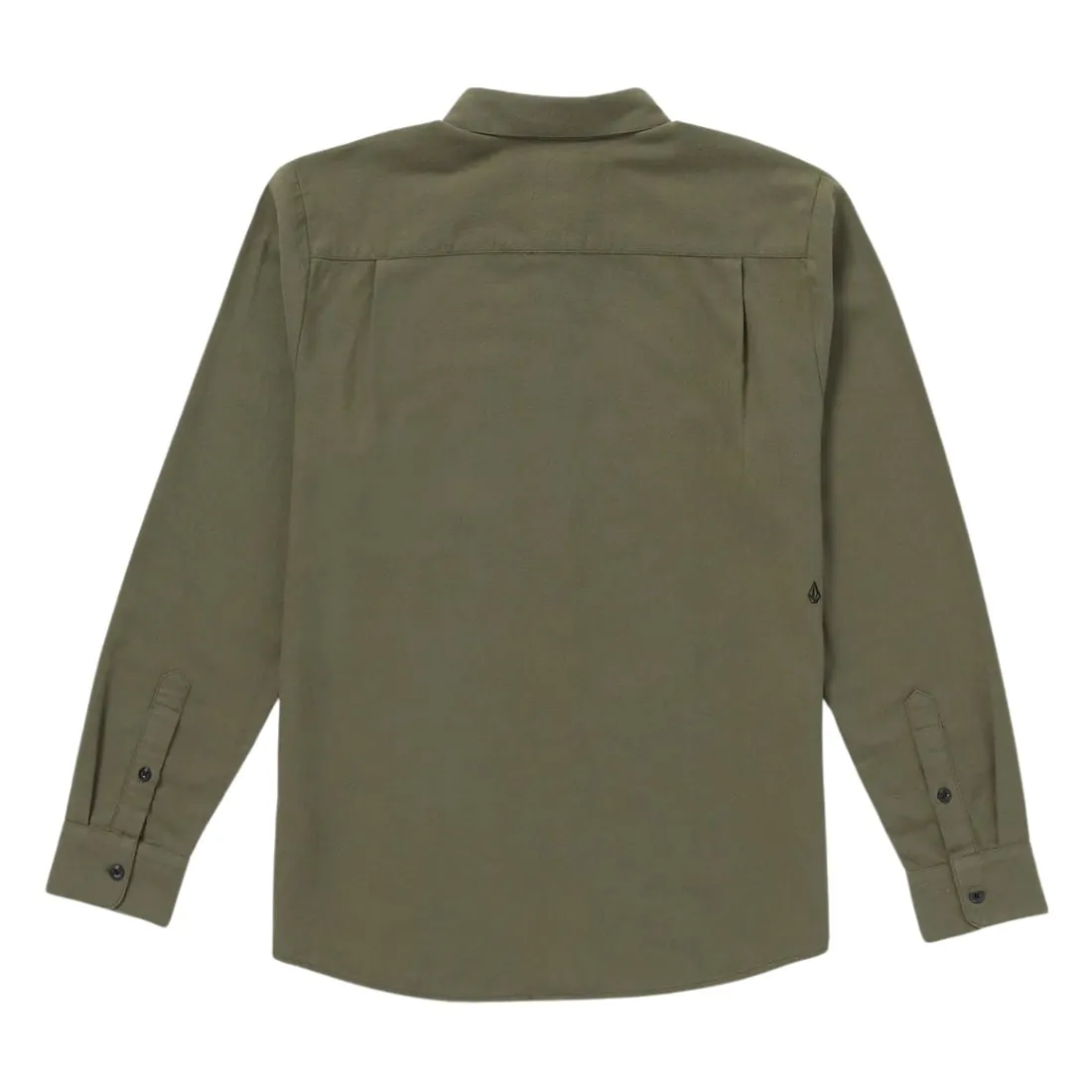 Volcom Caden Solid Longsleeve Shirt - Wintermoss